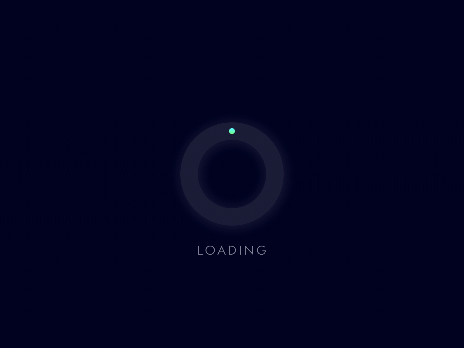 Video Loading Poster Blue