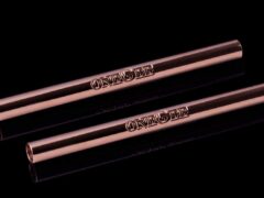 oneGee 24C Rosé Gold Straws Duo Pack