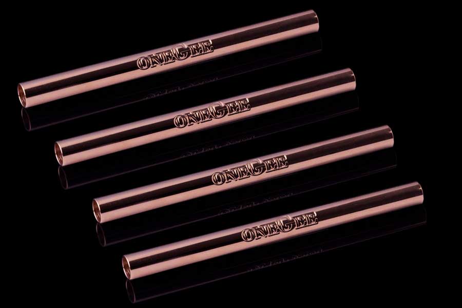 Straws 24C Rosé Gold 4 pcs.